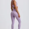 Super Sculpt sömlösa leggings med hög midja i mjuk lila Super Sculpt sömlösa leggings med hög midja i mjuk lila