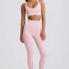 Super Sculpt sömlösa leggings med hög midja i puderrosa Super Sculpt sömlösa leggings med hög midja i puderrosa