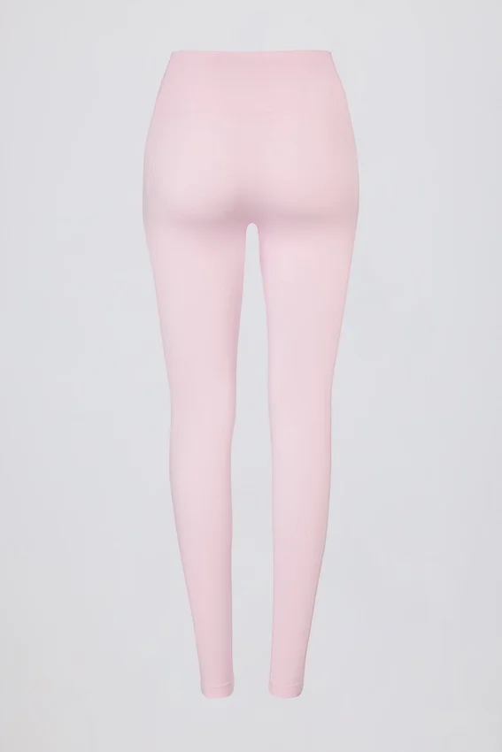 Super Sculpt sömlösa leggings med hög midja i puderrosa Super Sculpt sömlösa leggings med hög midja i puderrosa