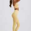 Super Sculpt sömlösa leggings med hög midja i smörgul Super Sculpt sömlösa leggings med hög midja i smörgul