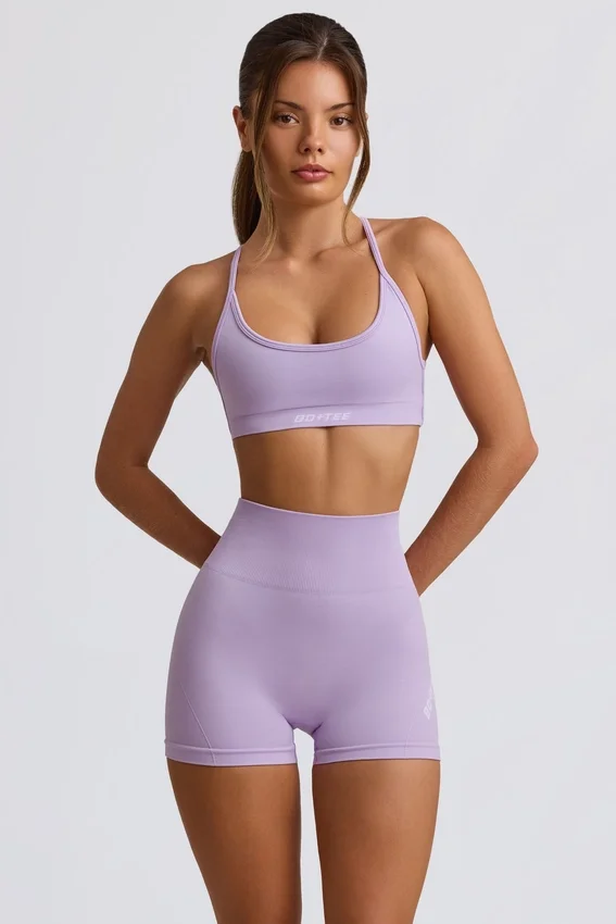Super Sculpt sömlösa minishorts i mjuk lila Super Sculpt sömlösa minishorts i mjuk lila