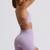 Super Sculpt sömlösa minishorts i mjuk lila Super Sculpt sömlösa minishorts i mjuk lila