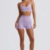 Super Sculpt sömlösa minishorts i mjuk lila Super Sculpt sömlösa minishorts i mjuk lila