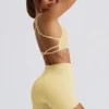 Super Sculpt sömlösa minishorts i smörgul Super Sculpt sömlösa minishorts i smörgul