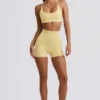Super Sculpt sömlösa minishorts i smörgul Super Sculpt sömlösa minishorts i smörgul