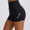 Super Sculpt sömlösa minishorts i svart Super Sculpt sömlösa minishorts i svart
