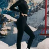 Super Sculpt sömlösa underkläder-leggings i svart Super Sculpt sömlösa underkläder-leggings i svart