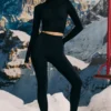 Super Sculpt sömlösa underkläder-leggings i svart Super Sculpt sömlösa underkläder-leggings i svart