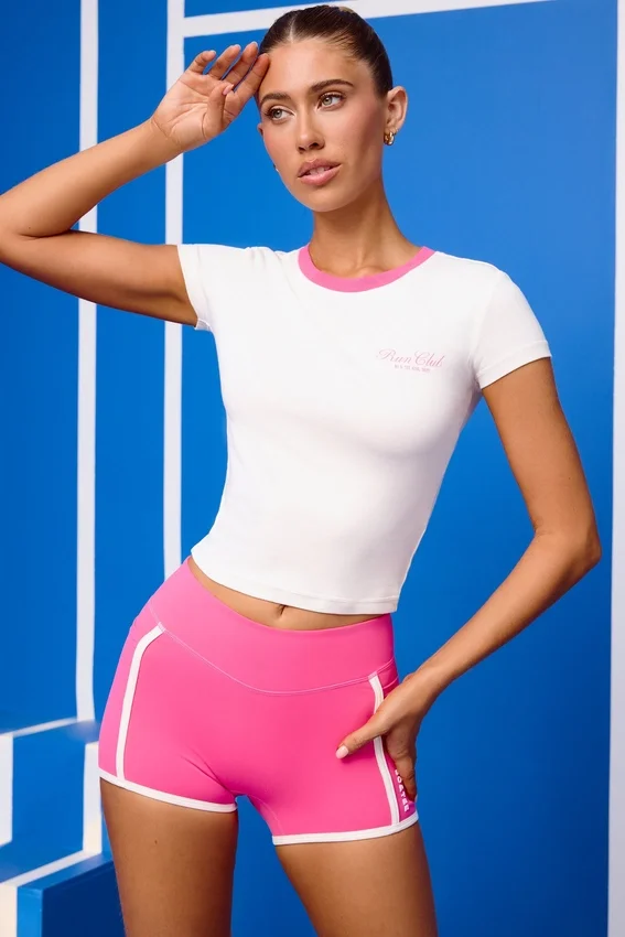 T-shirt med tryck i vitt T-shirt med tryck i vitt