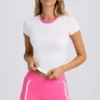 T-shirt med tryck i vitt T-shirt med tryck i vitt