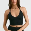 Tanktop i grovstickat i svart Tanktop i grovstickat i svart