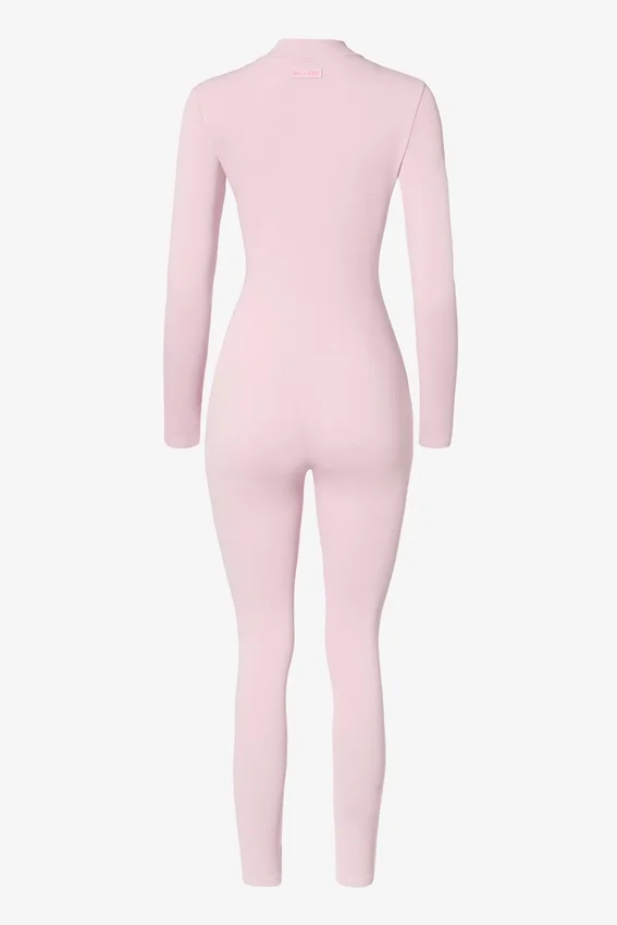 Termisk baslager-Jumpsuit i puderrosa Termisk baslager-Jumpsuit i puderrosa