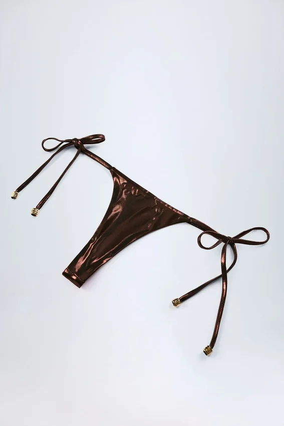 Tierra stringbikinibyxor i bronsguld Tierra stringbikinibyxor i bronsguld