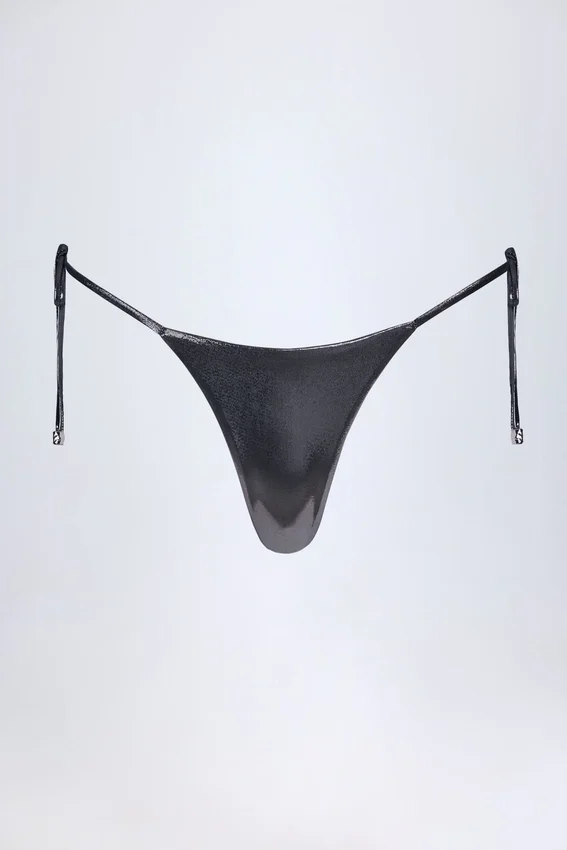 Tierra stringbikinibyxor i silverkrom Tierra stringbikinibyxor i silverkrom