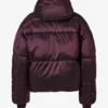 Vattentät, kort oversized skidjacka i burgundy Vattentät, kort oversized skidjacka i burgundy