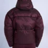Vattentät, kort oversized skidjacka i burgundy Vattentät, kort oversized skidjacka i burgundy
