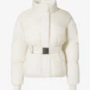 Vattentät oversized skidjacka med bälte i färgen Ice Vattentät oversized skidjacka med bälte i färgen Ice