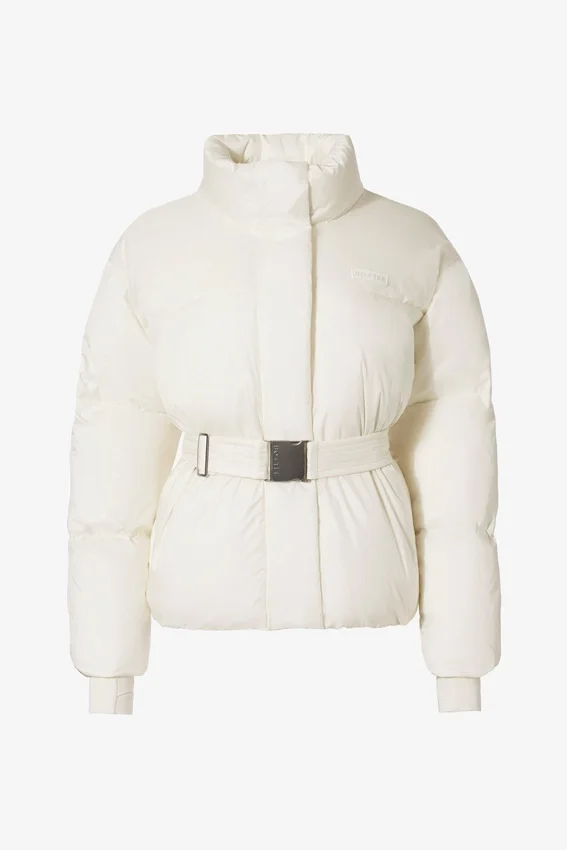 Vattentät oversized skidjacka med bälte i färgen Ice Vattentät oversized skidjacka med bälte i färgen Ice