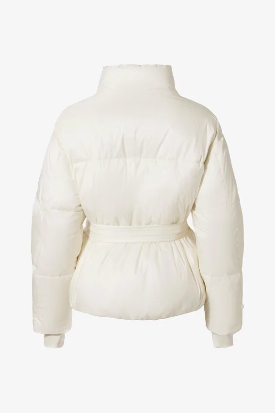 Vattentät oversized skidjacka med bälte i färgen Ice Vattentät oversized skidjacka med bälte i färgen Ice