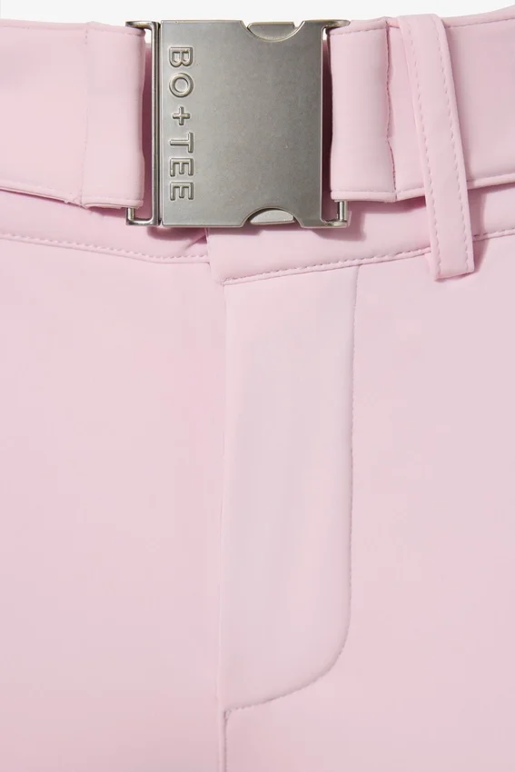 Vattentäta skidbyxor med bälte i Powder Pink Vattentäta skidbyxor med bälte i Powder Pink