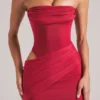 Veda Bandeau Bodycon Miniklänning i körsbärsrött Veda Bandeau Bodycon Miniklänning i körsbärsrött