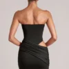 Veda bandeau-miniklänning i svart Veda bandeau-miniklänning i svart