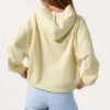 Överdimensionerad hoodie med applikation i citrongult Överdimensionerad hoodie med applikation i citrongult