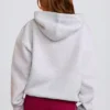 Överdimensionerad hoodie med applikation i grått Överdimensionerad hoodie med applikation i grått