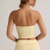 Verna Modal Strapless Crop Top i Buttercream Yellow Verna Modal Strapless Crop Top i Buttercream Yellow