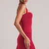 Vita Longline Halterneck Top i Cherry Red Vita Longline Halterneck Top i Cherry Red