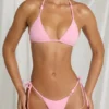 Zayana triangel-bikinitopp i sockervaddrosa Zayana triangel-bikinitopp i sockervaddrosa