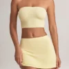 Zuri Modal Mid-Rise A-Line Kjolar i Lemon Sherbet Zuri Modal Mid-Rise A-Line Kjolar i Lemon Sherbet